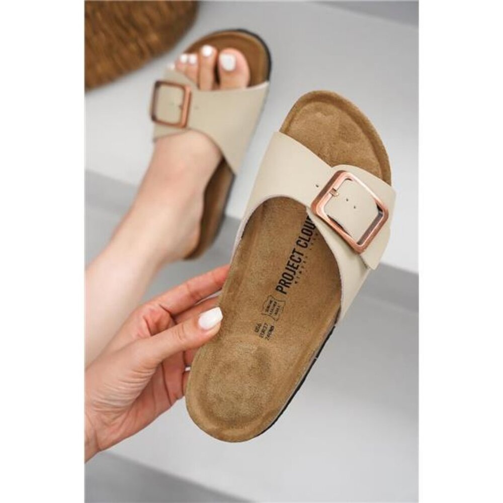 Project Cloud Genuine Leather Sandals Women Dressy Summer Beach Essentials - - Picture 5 of 7